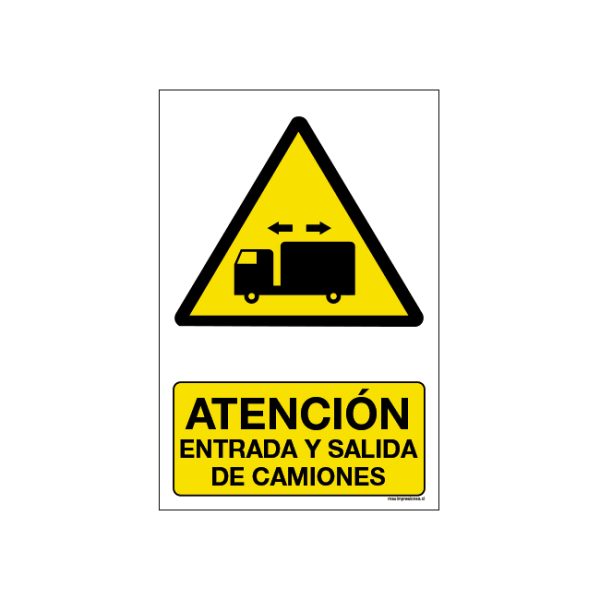 Senaletica-de-advertencia-atencion-entrada-y-salida-de-camiones